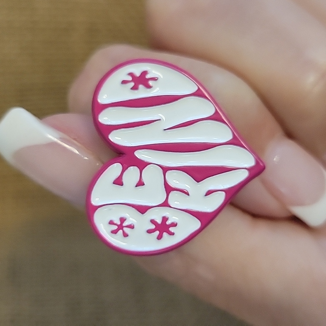 Be Kind Retro Heart Pin